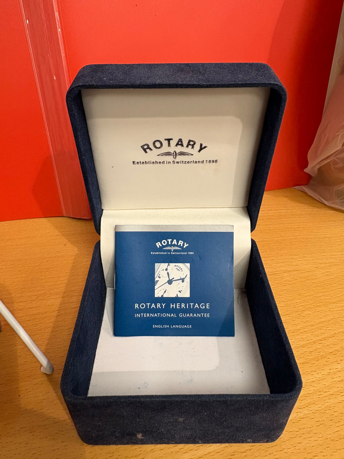 Rotary Wristwatch with Case (Untested)