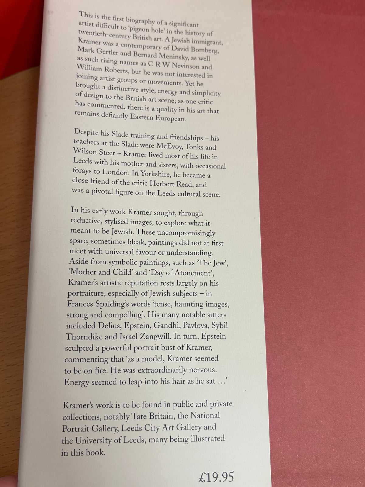 Jacob Kramer: Creativity and Loss by David Manson (Signed)