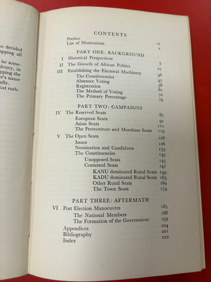 The Kenyatta Election: Kenya 1960-1961 by George Bennett and Carl Rosberg