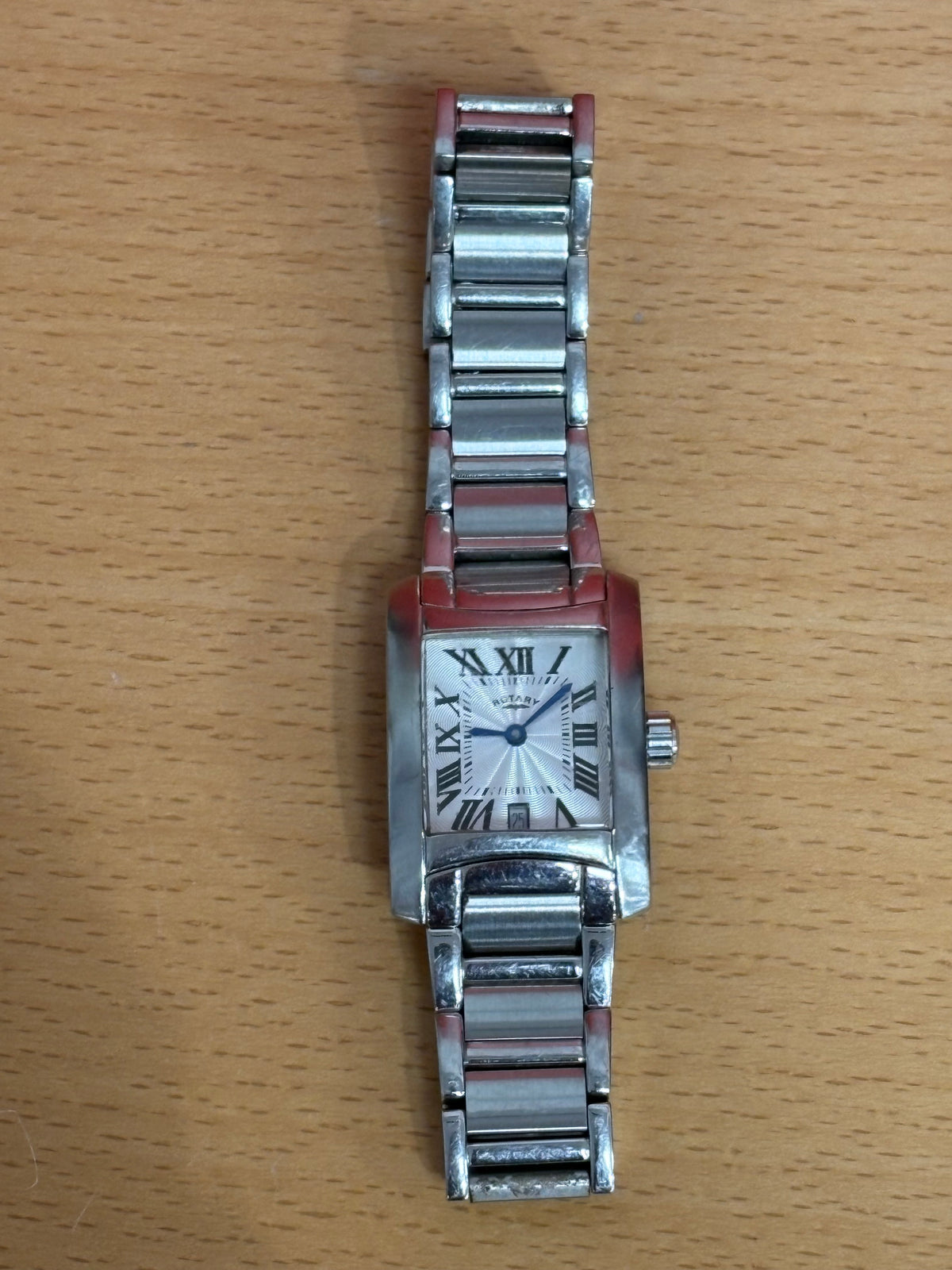 Rotary Wristwatch with Case (Untested)