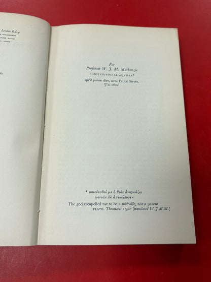 The Kenyatta Election: Kenya 1960-1961 by George Bennett and Carl Rosberg