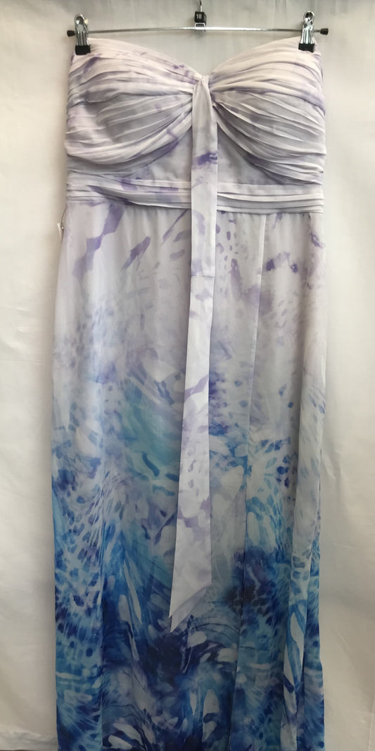 Lipsy Purple and Blue Maxi Occasion Dress, Size UK 18, BNWT