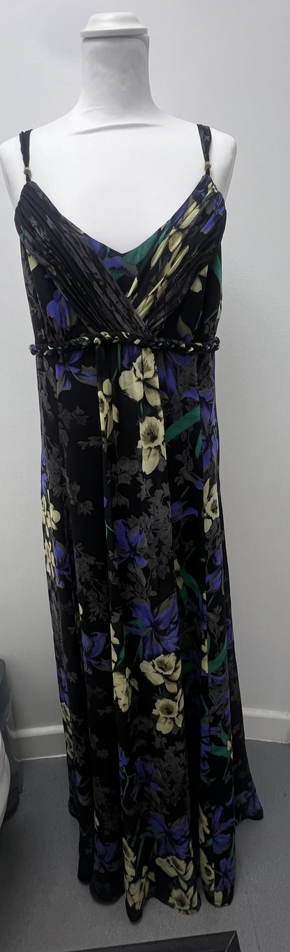 Monsoon Multicolour Maxi Dress Size 18 BNWT