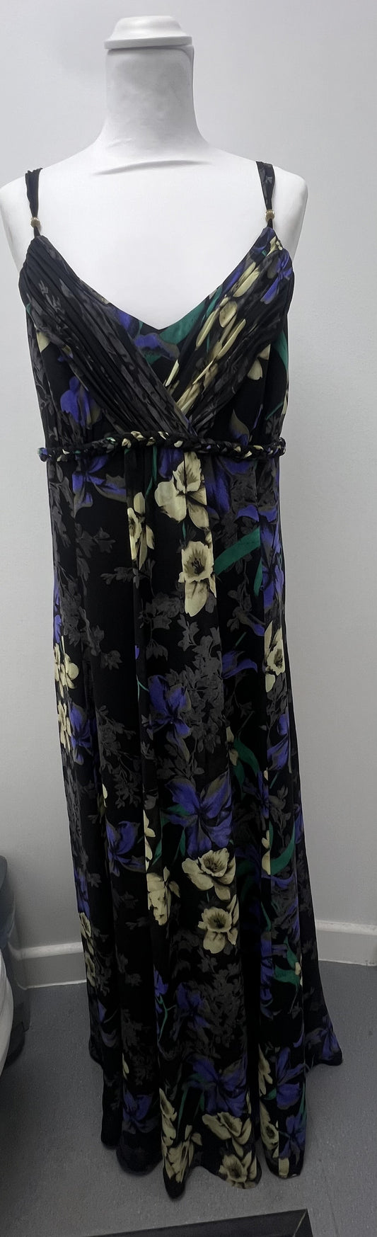 Monsoon Multicolour Maxi Dress Size 18 BNWT