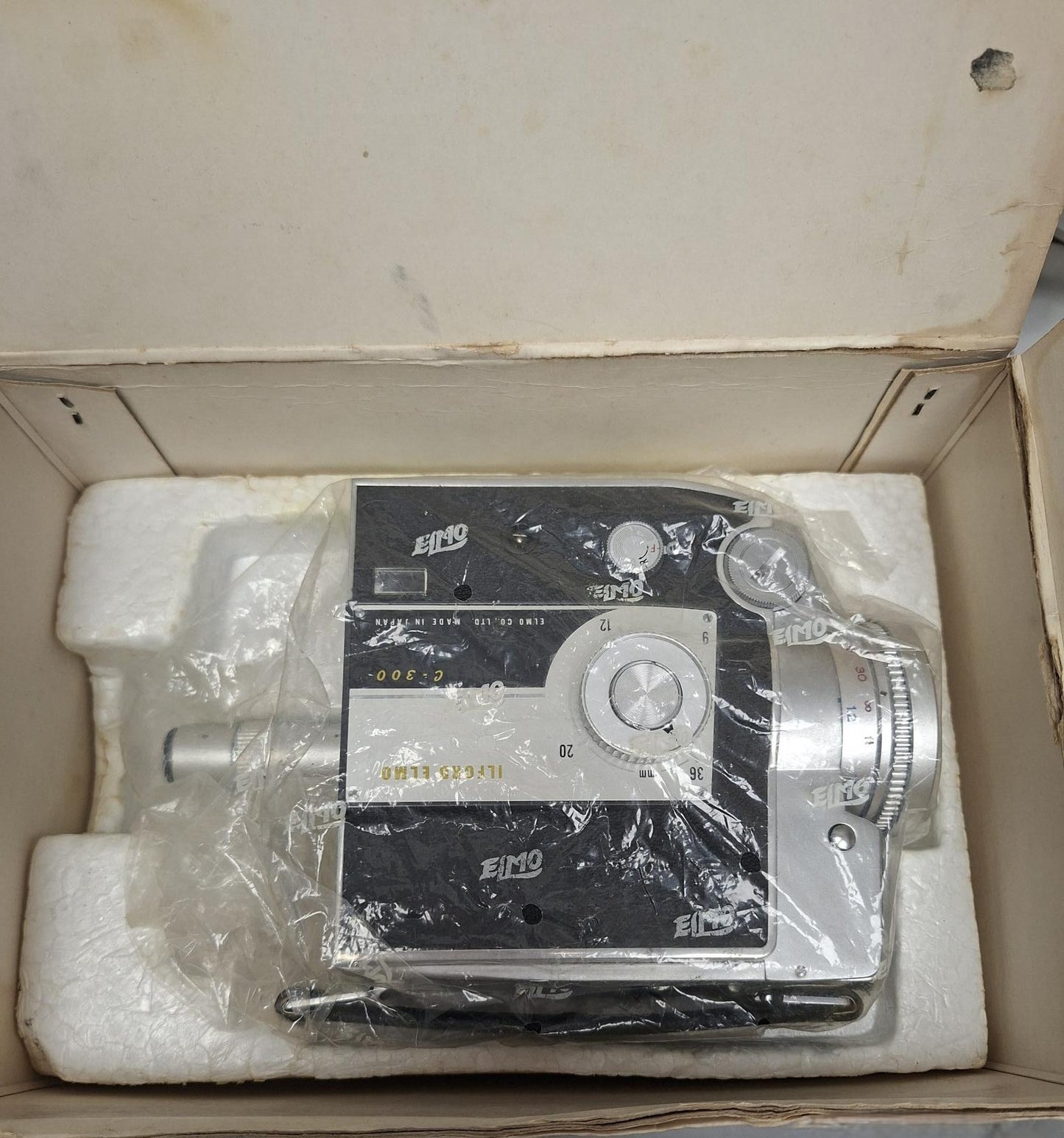 ELMO ZOOM C-300 camera and Double Super 8 Magazine