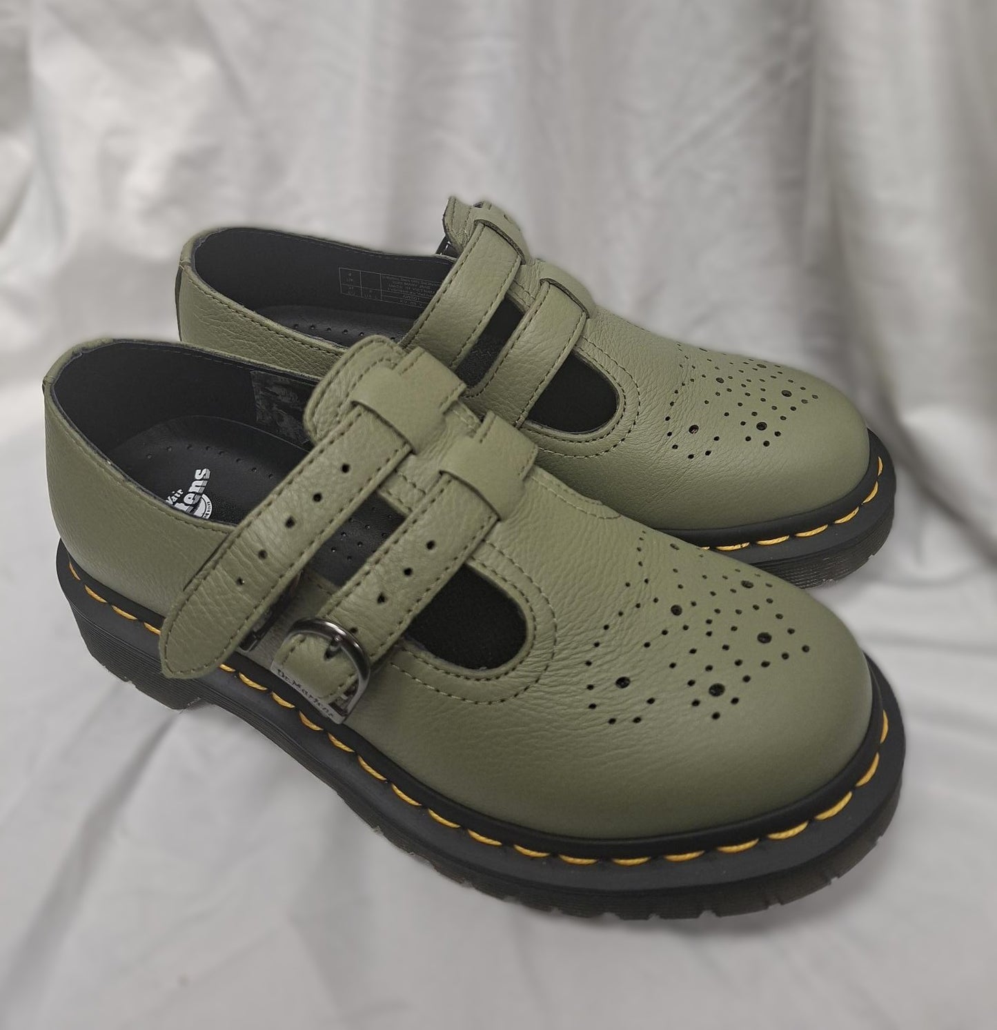 Dr.Martens Muted Olive 8065 Mary Jane