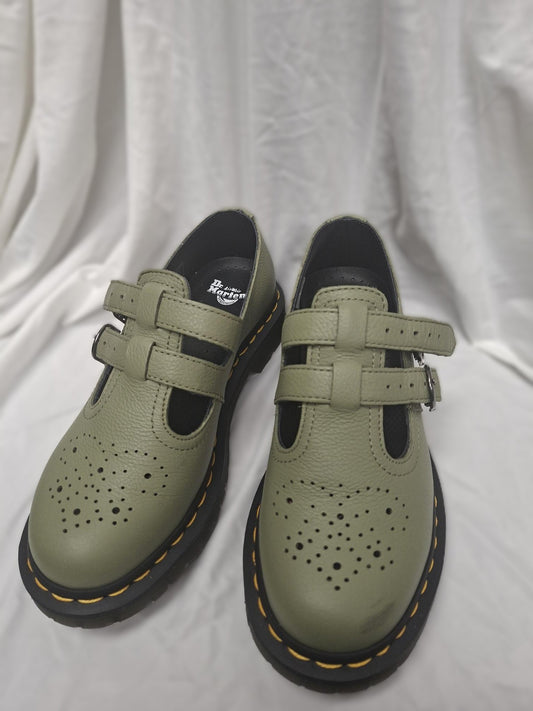 Dr.Martens Muted Olive 8065 Mary Jane