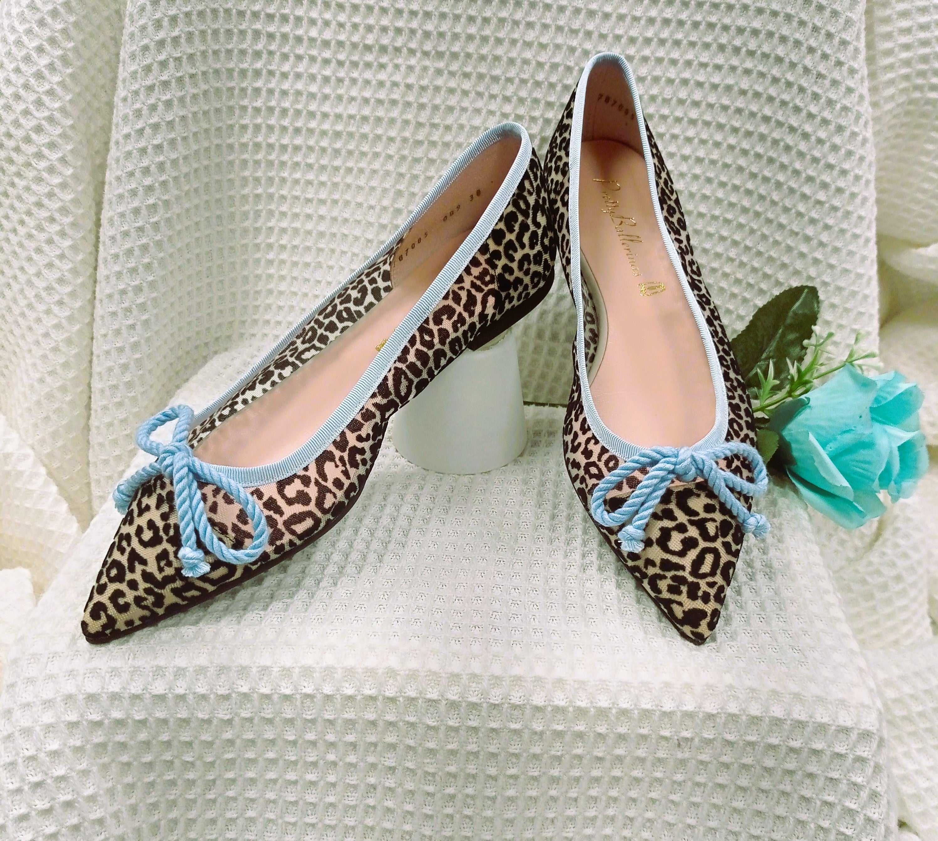 Leopard ballerinas best sale