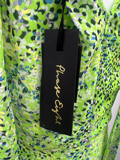 Phase Eight Multicolour Maxi Dress Size 16 BNWT