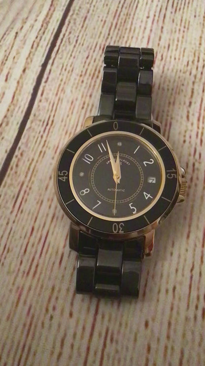 Andre Belfort Sapphire Black AB-6010 Automatic 21 Jewels Watch