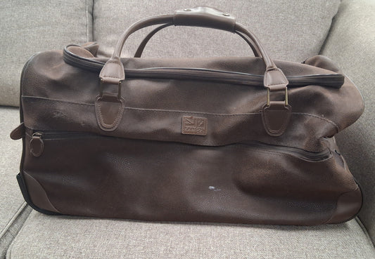 Kangol Brown Overnight Brown Travel Bag