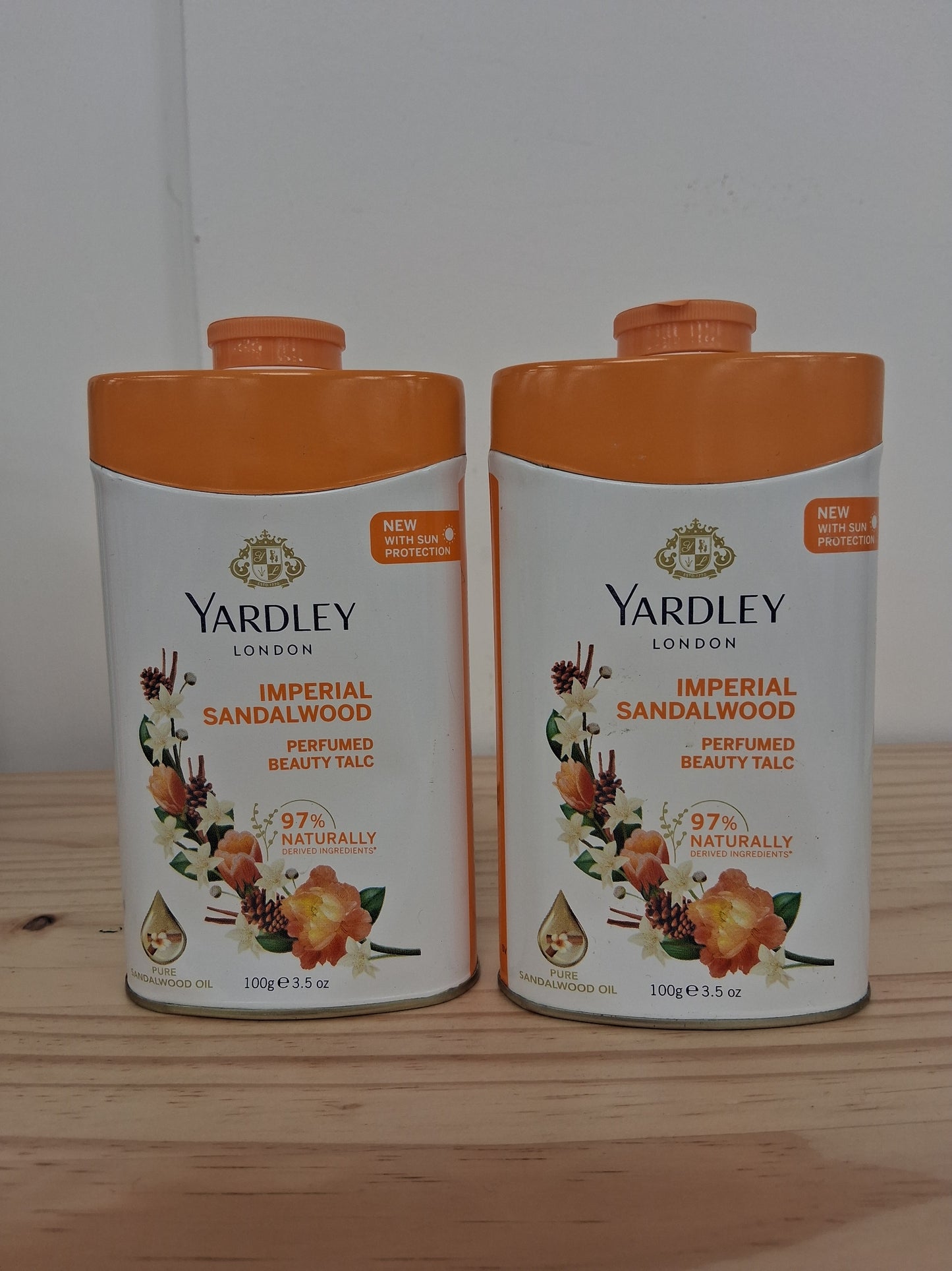 Yardley Perfumed Fragrant Beauty Talc Bundle 9 Tins