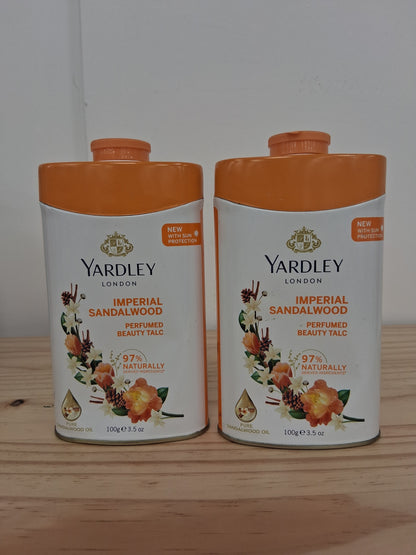 Yardley Perfumed Fragrant Beauty Talc Bundle 9 Tins