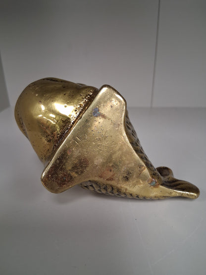 Vintage Brass Fish Ash Tray