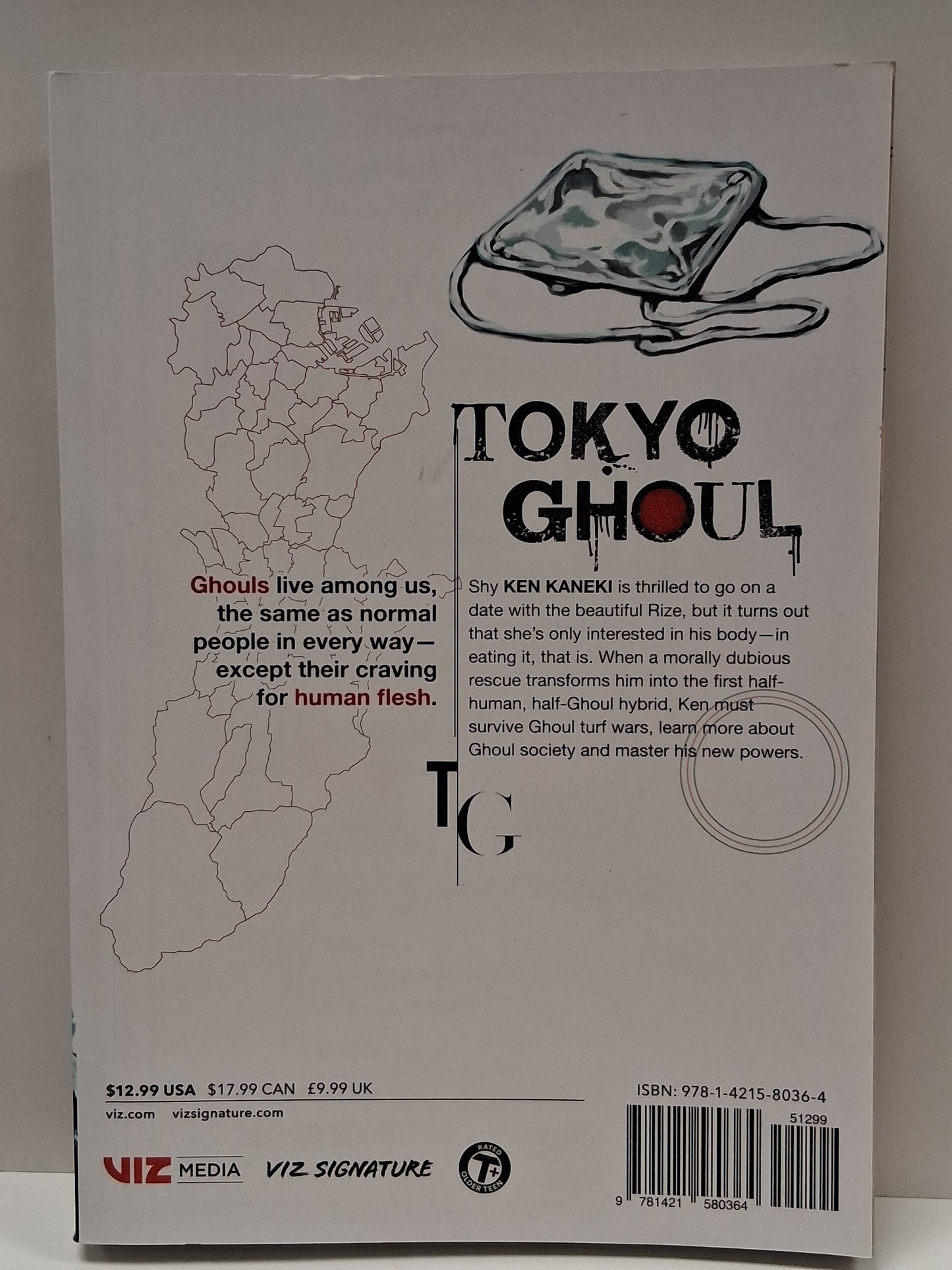 Tokyo Ghoul 1 By Sui Ishida Manga Comic Book