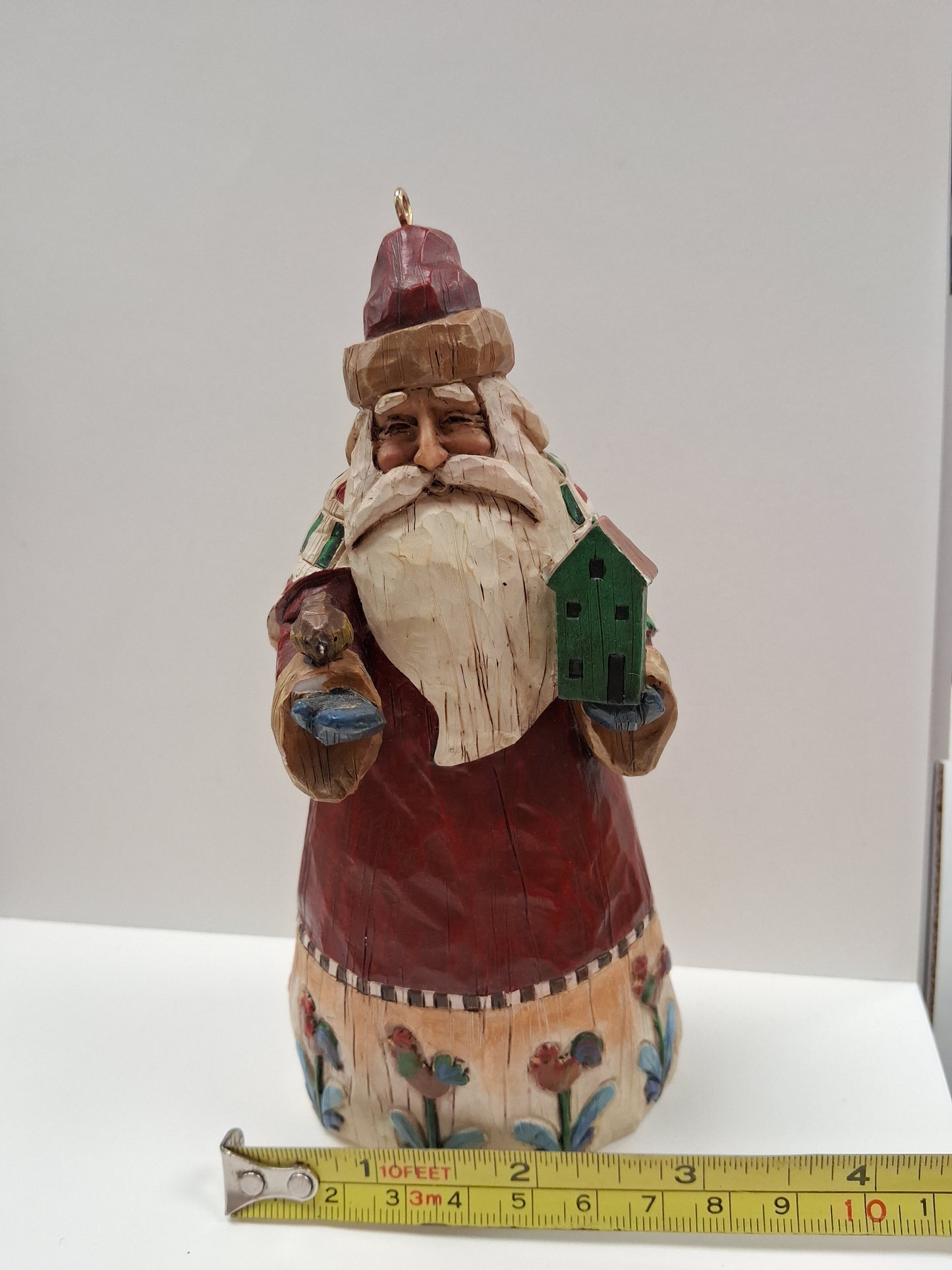 Jim Shore 2002 Heartwood Creek Santa With Birds Ornament