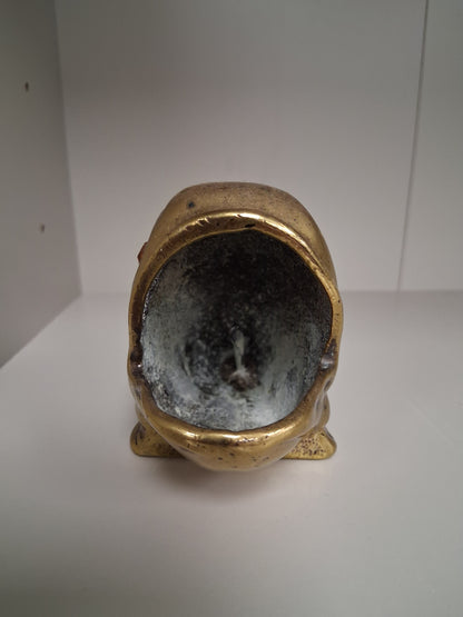 Vintage Brass Fish Ash Tray