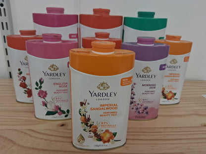 Yardley Perfumed Fragrant Beauty Talc Bundle 9 Tins