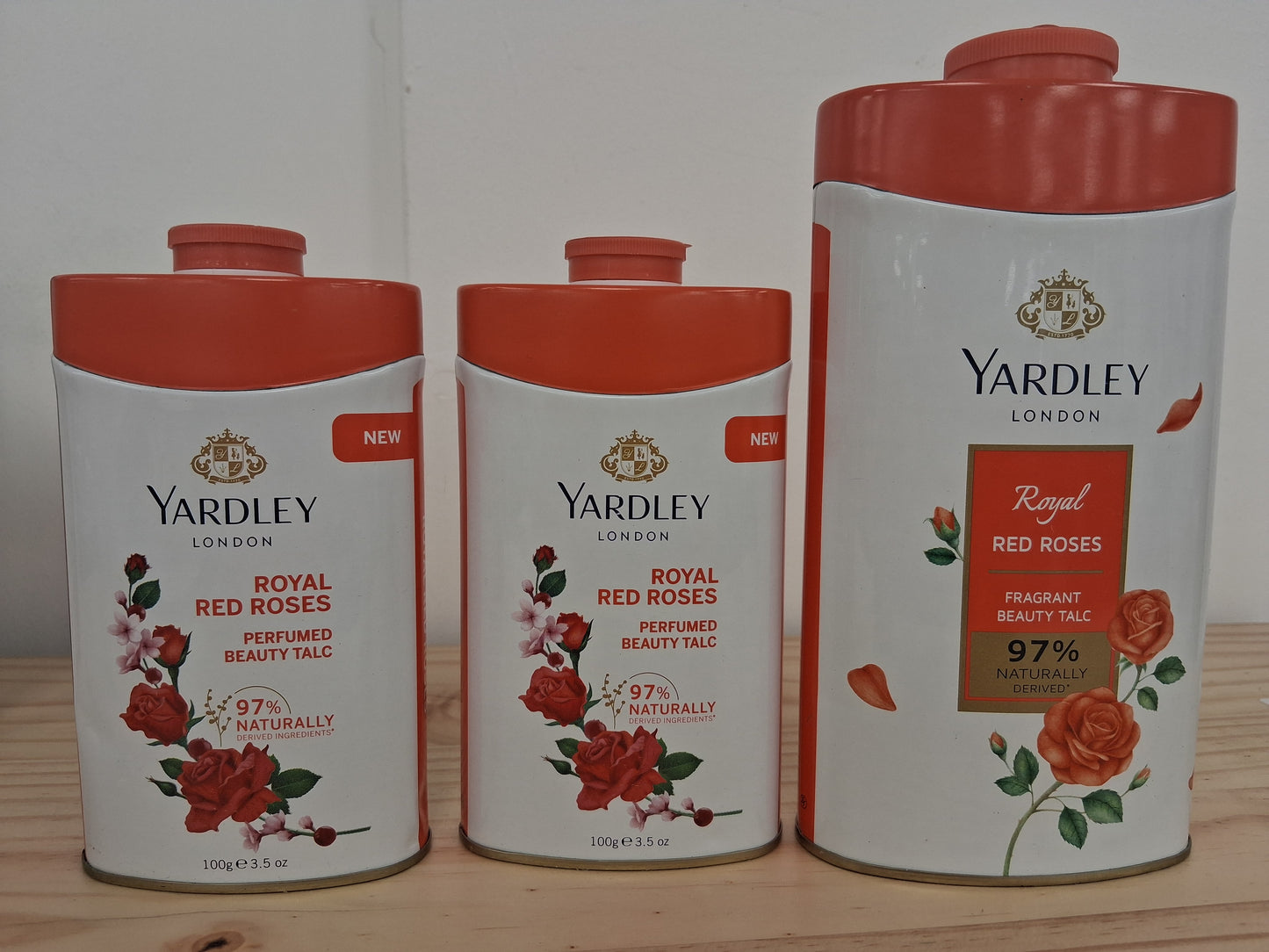 Yardley Perfumed Fragrant Beauty Talc Bundle 9 Tins