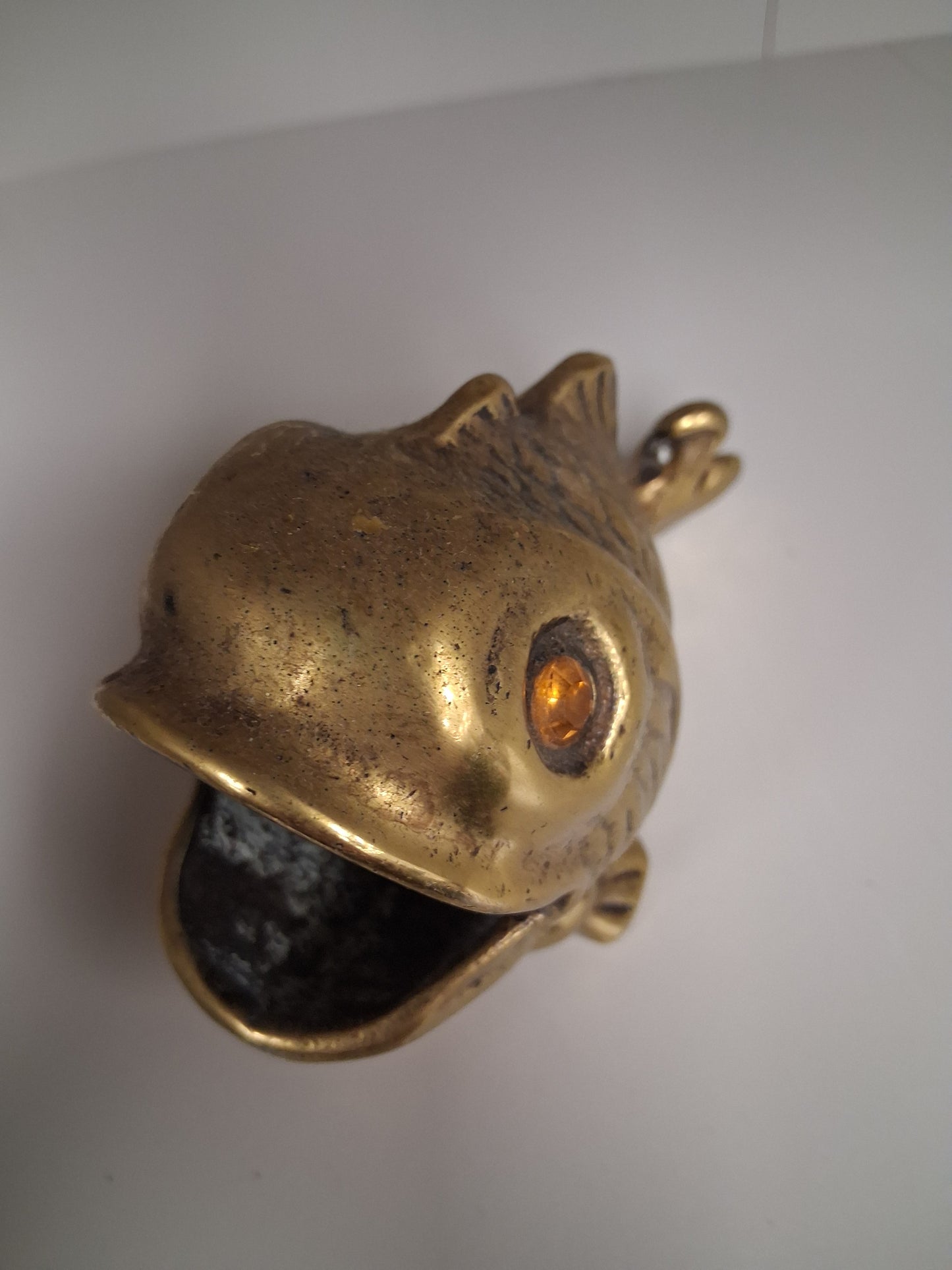 Vintage Brass Fish Ash Tray