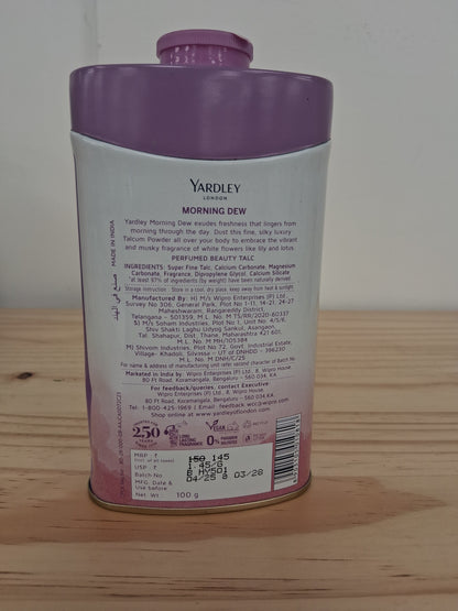 Yardley Perfumed Fragrant Beauty Talc Bundle 9 Tins
