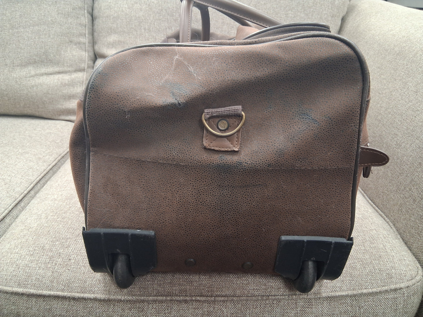 Kangol Brown Overnight Brown Travel Bag
