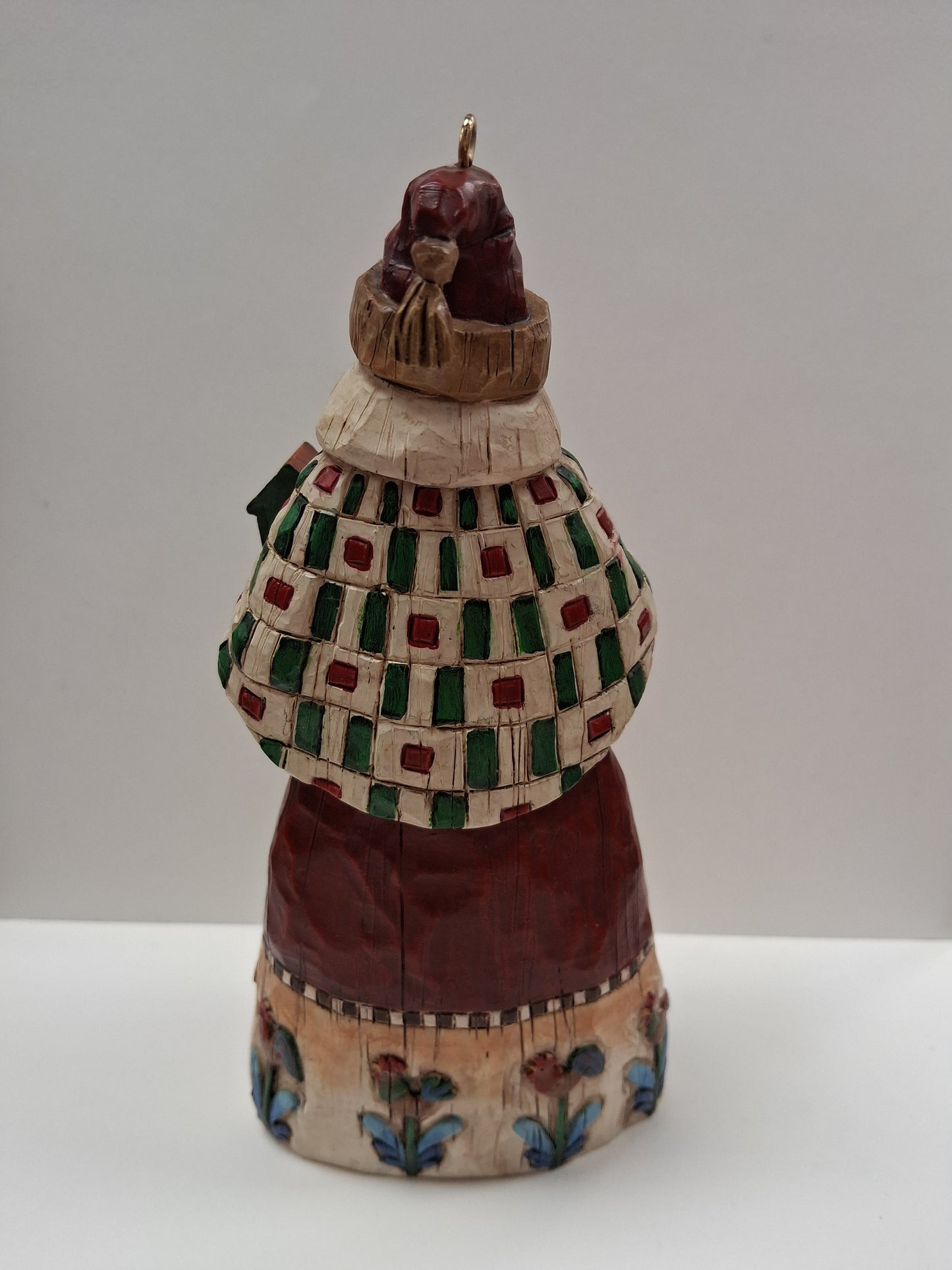 Jim Shore 2002 Heartwood Creek Santa With Birds Ornament