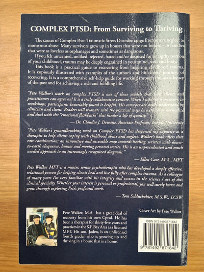 Complex PTSD From Surviving To Thriving  Soft Back Book By Pete Walker
