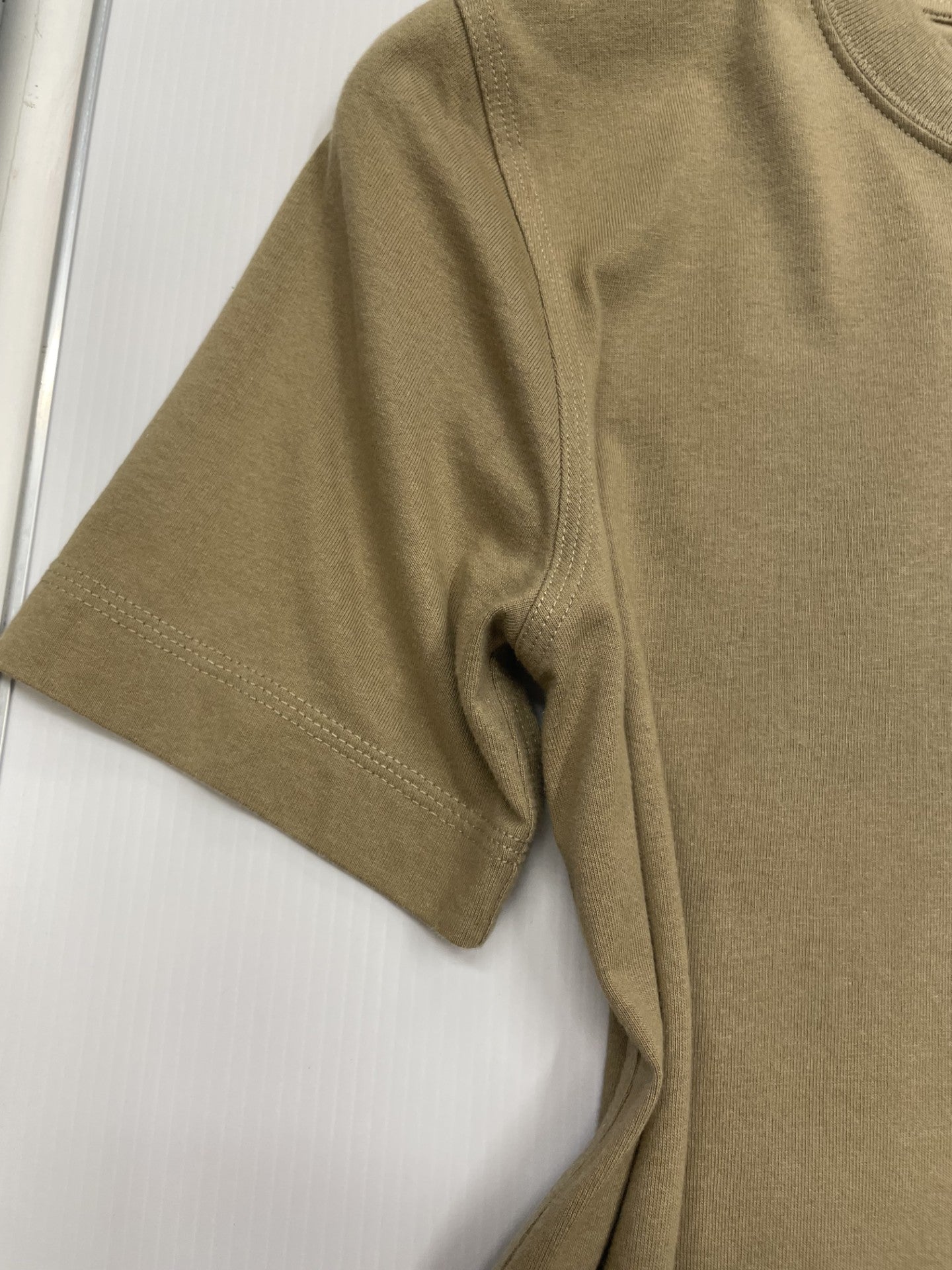 Burberry Khaki Duck Embroidered T-Shirt Size XS