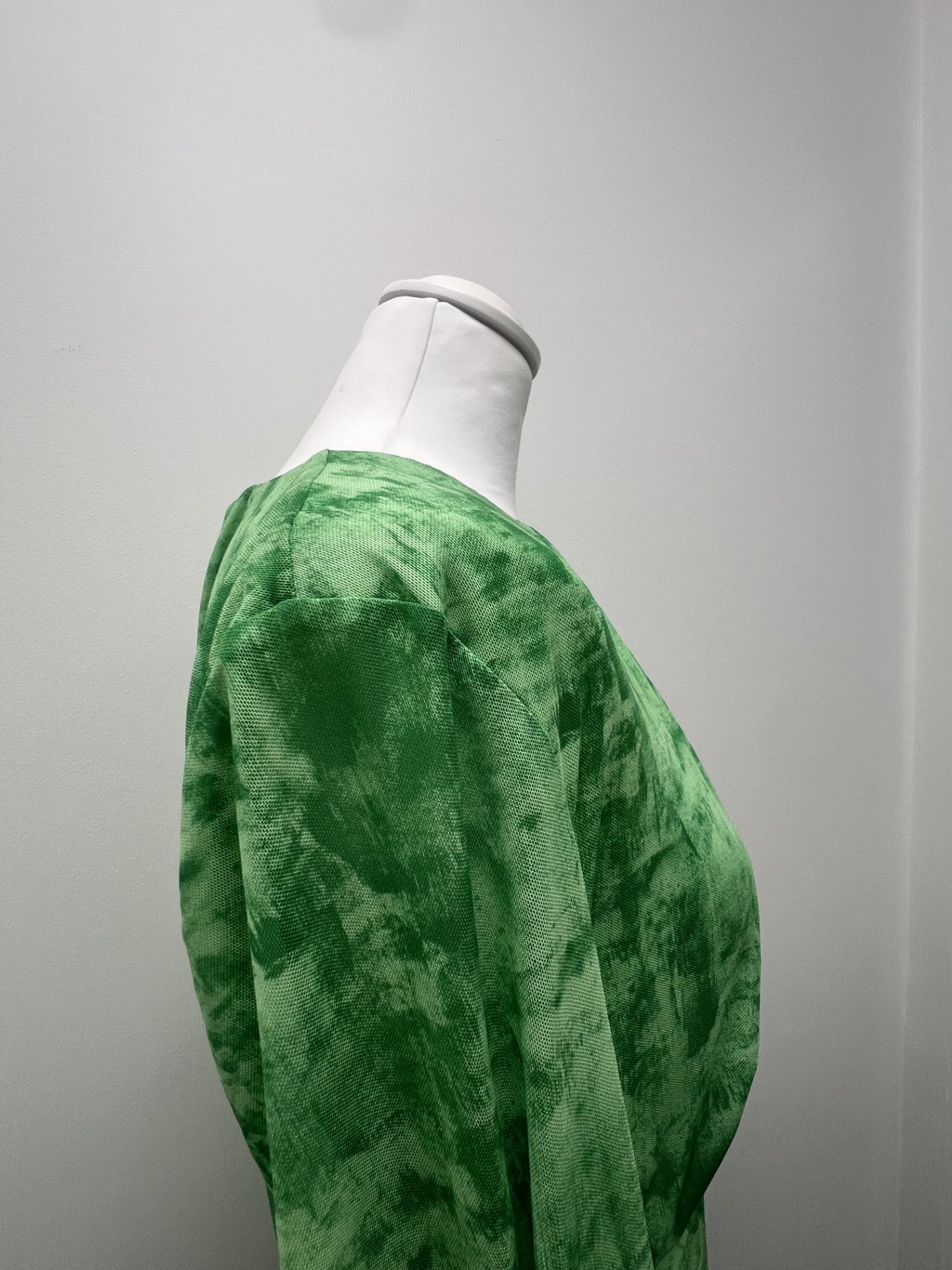 Whistles Green Mesh Dress Size 16 BNWT