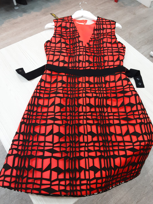 Roksanda Ilincic Orange and black Dress Size Medium