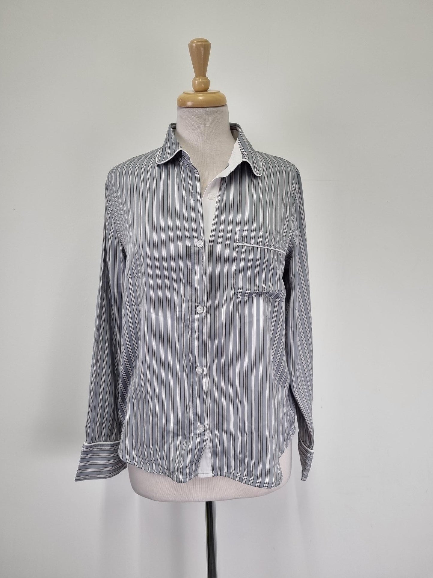 dkny striped shirt