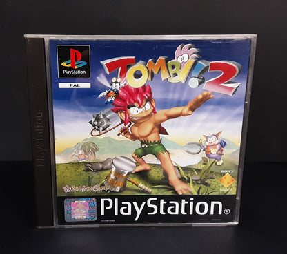 Tombi! 2 PS1 Game Black Label with Manual