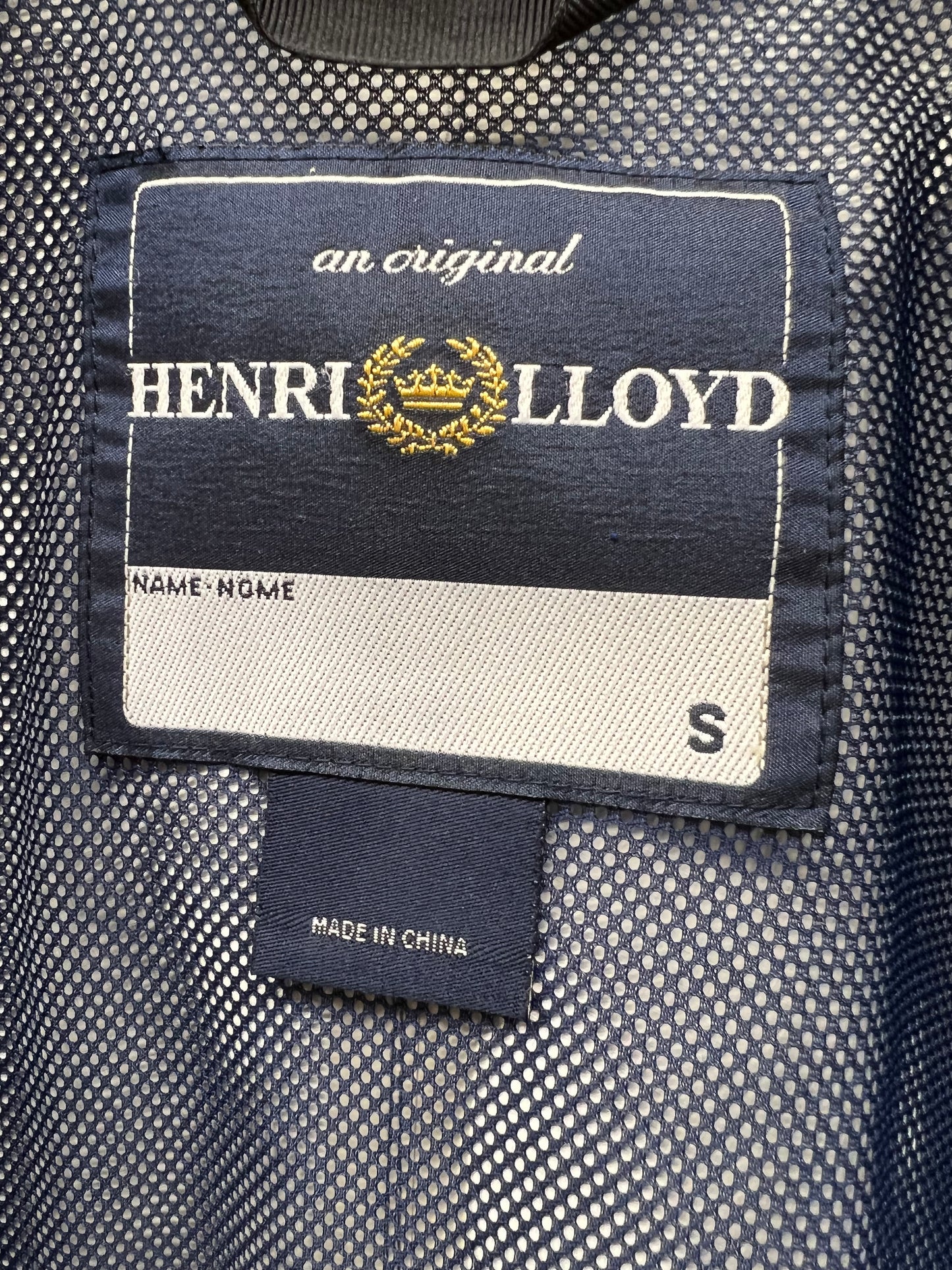 Henri Lloyd Navy Water Resistant Jacket Small