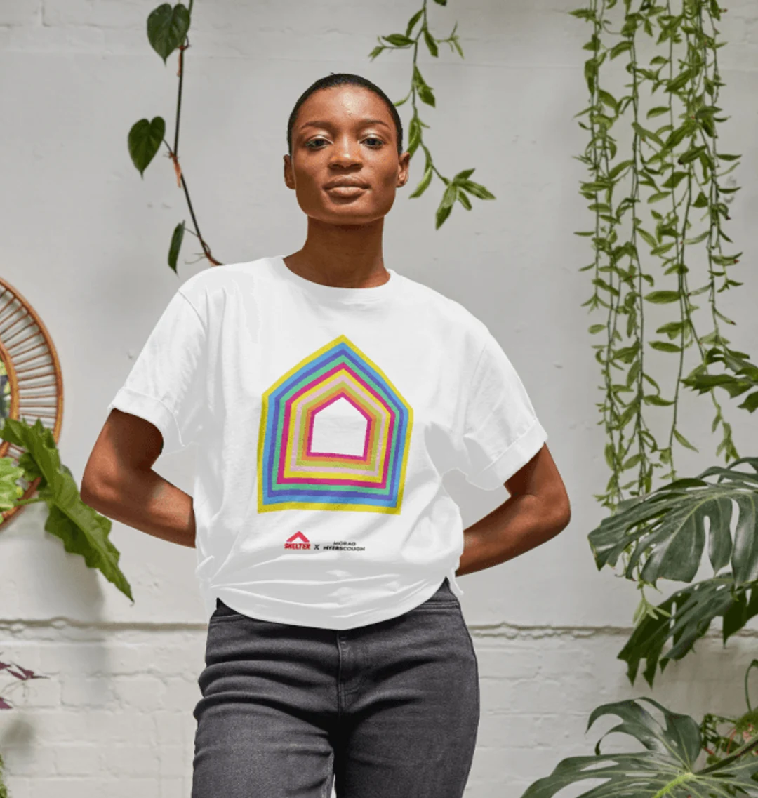 Morag Myerscough x Shelter Organic T-shirt – Shop for Shelter