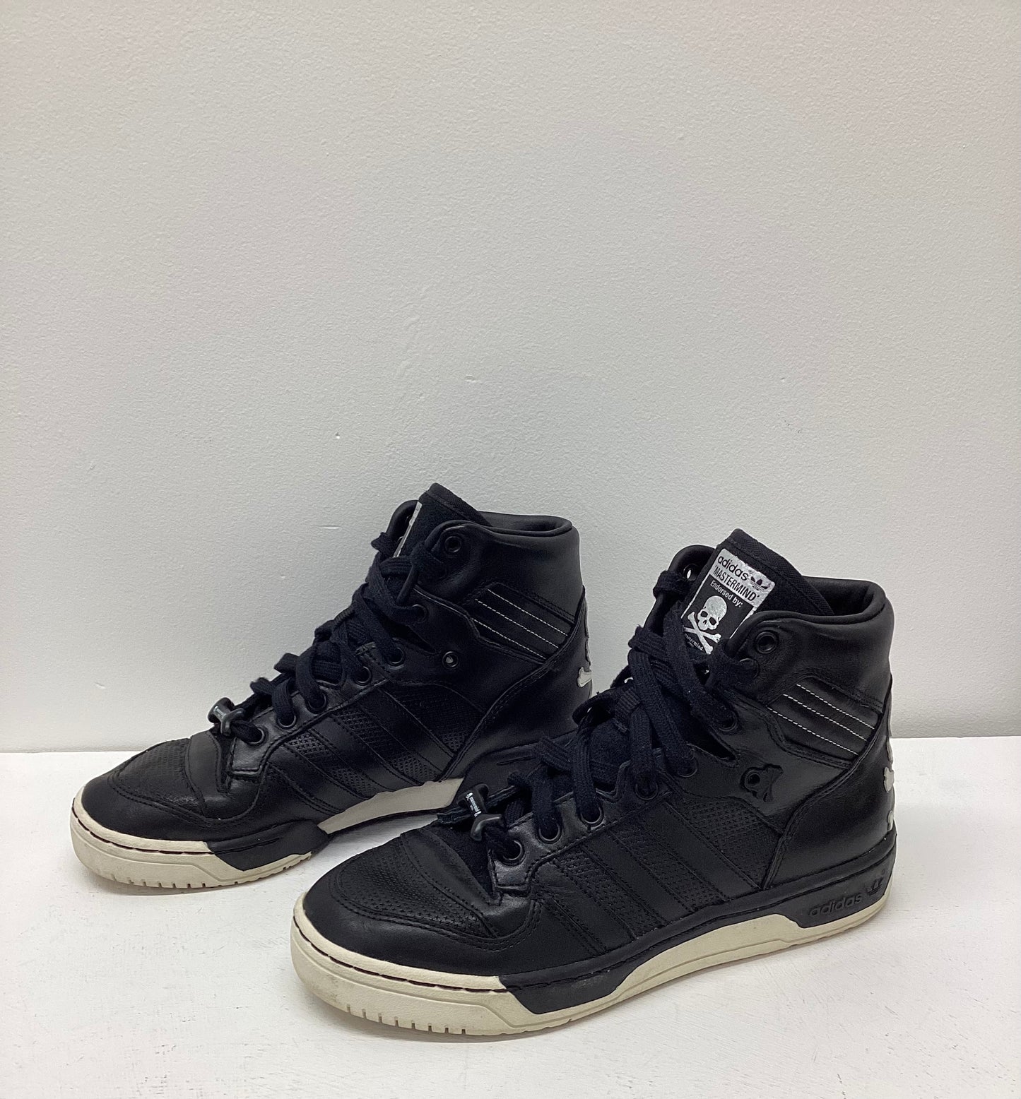 Adidas Consortium x Mastermind Japan Rivalry HI Black Trainers G96303 (Size 4 UK)