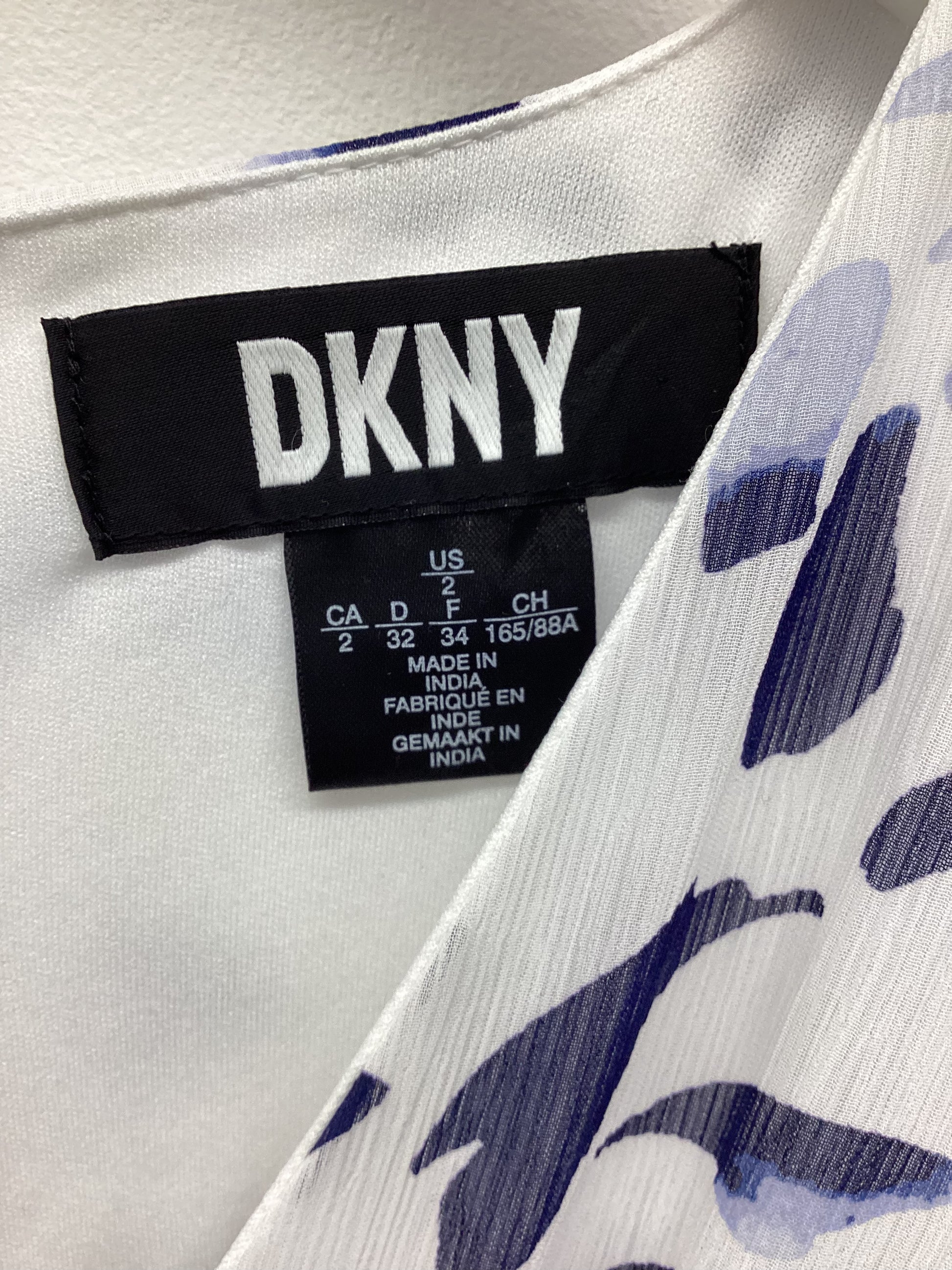 Dkny top blue dress